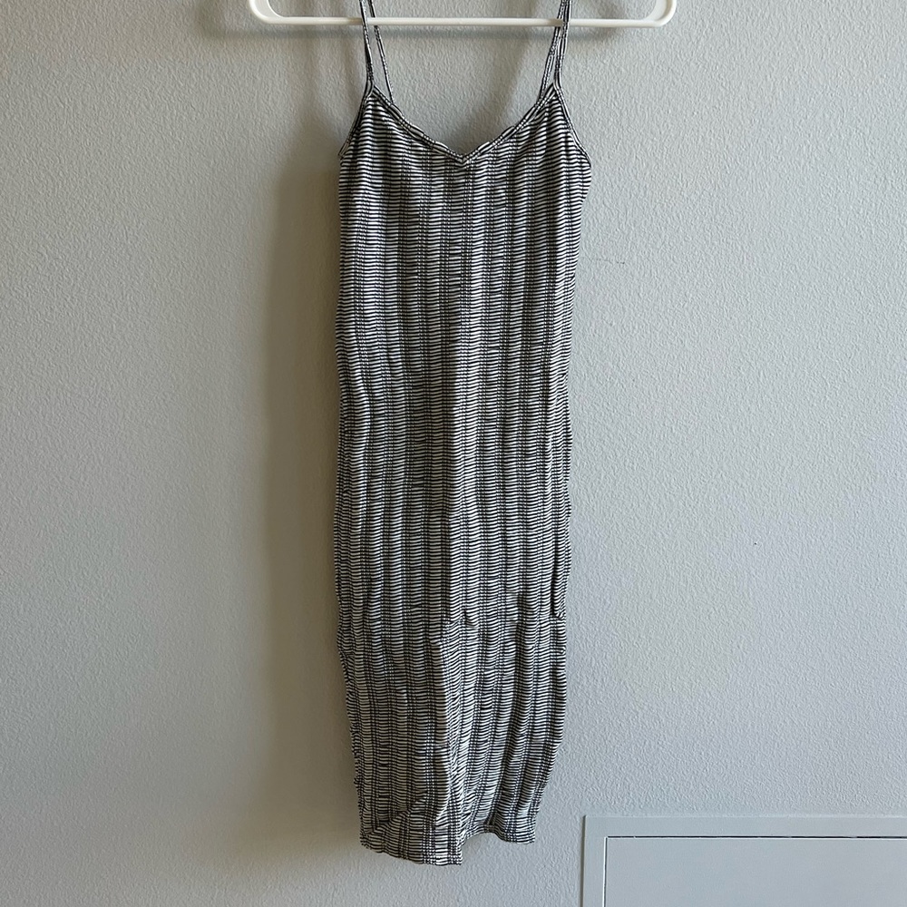 Pull & Bear Stripped Ribbed Bodycon dress